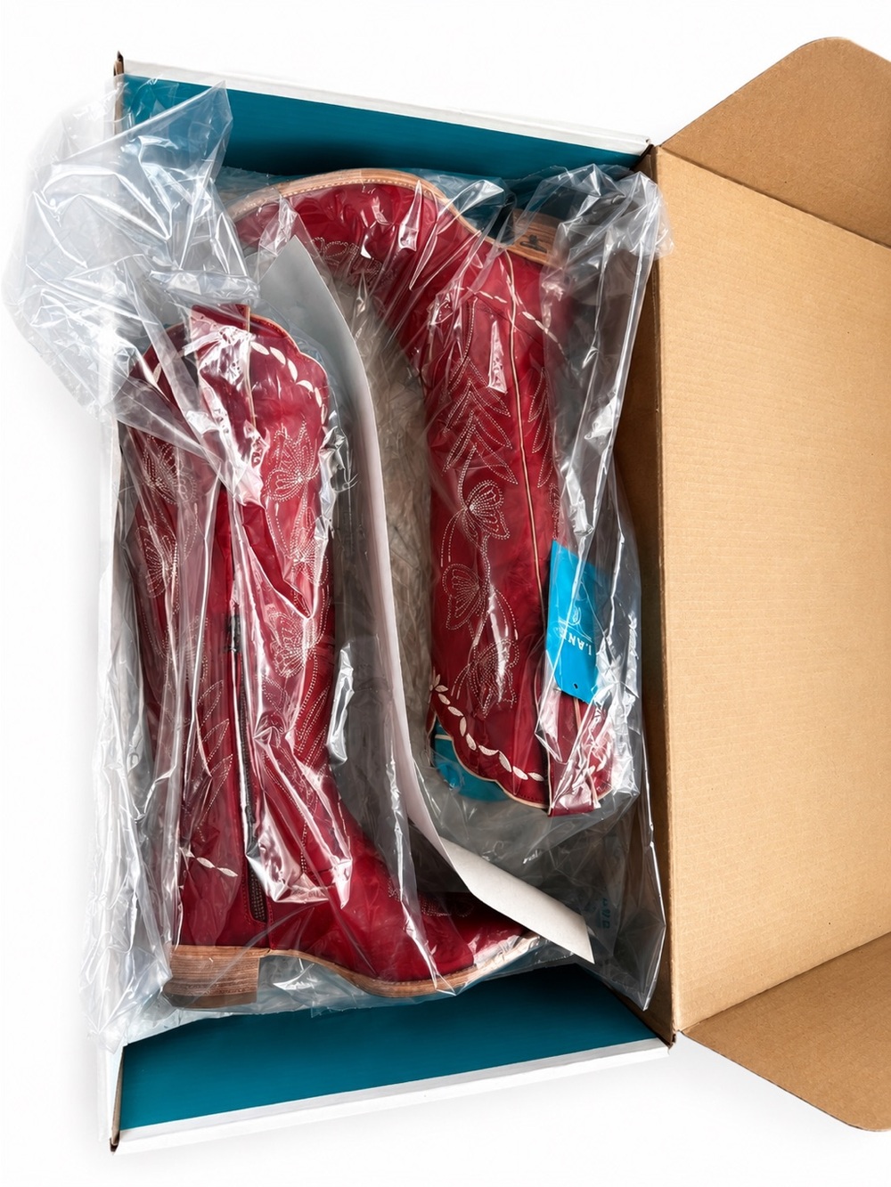 LANE Sweet Memories Smoldering Ruby Knee High Western Boots Size 8 BNWT Box - Picture 14 of 16